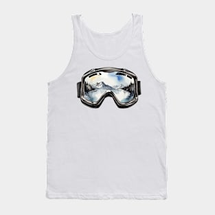 Skiing Goggles Tank Top